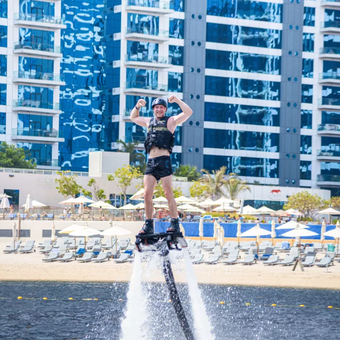 Man flyboard at Dukes THE PALM DUBAI