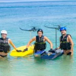 People enjoying water sports in Dubai, UAE